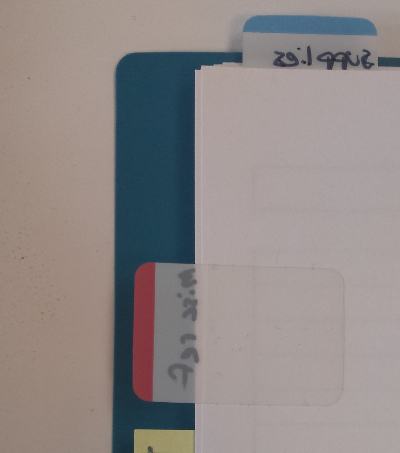 Tab Sticky Side Up